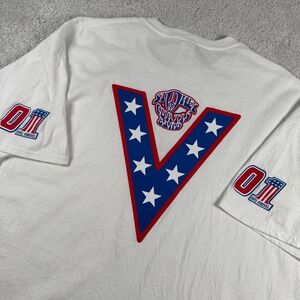 Stoney Curtis Band Graphic T-Shirt White Mens 2XL